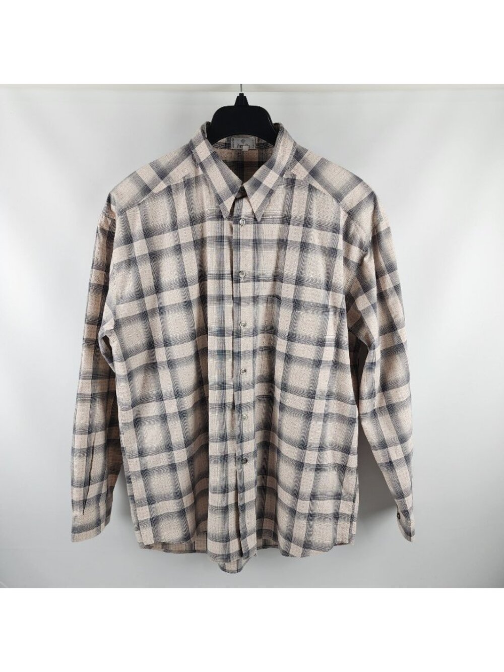 Zanella Shirt Mens Large Multi Plaid L/S Button Up